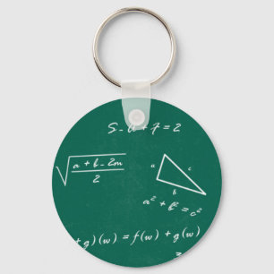 wiskunde leraar algebra geek sleutelhanger