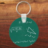 wiskunde leraar algebra geek sleutelhanger (Voorkant)