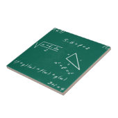 wiskunde leraar algebra geek tegeltje (Zijkant)