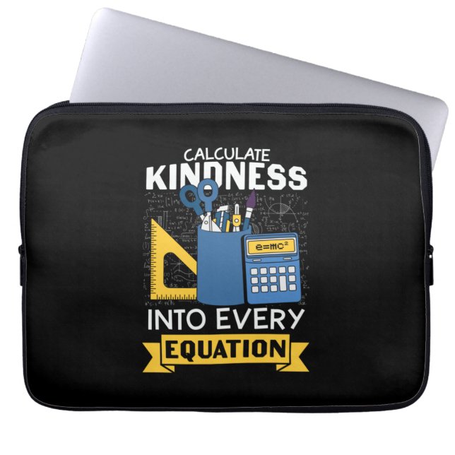 Wiskunde Leraar Bereken de intensiteit Laptop Sleeve (Voorkant)