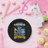 Wiskunde Leraar Bereken de intensiteit Papieren Bordje (Feest)