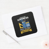Wiskunde Leraar Bereken de intensiteit Vierkante Sticker (Envelop)