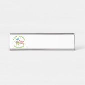 Wiskunde leraar bureau naambordje (Voorkant)