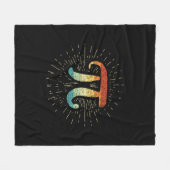 Wiskunde leraar Cute Pi Fleece Deken (Voorkant (Horizontaal))