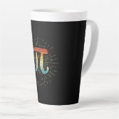 Wiskunde leraar Cute Pi Latte Mok (Rechterhoek)