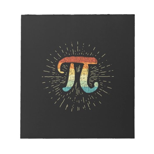 Wiskunde leraar Cute Pi Notitieblok (Voorkant)