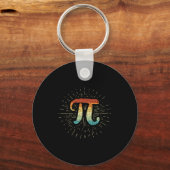 Wiskunde leraar Cute Pi Sleutelhanger (Voorkant)