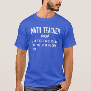 Wiskunde leraar definitie Funny Pi Day Wiskunde le T-shirt