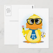 Wiskunde leraar Duck Briefkaart (Voorkant / Achterkant)