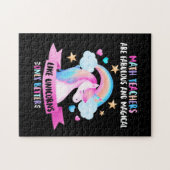 Wiskunde leraar - Fabulous Magical Unicorn Legpuzzel (Horizontaal)