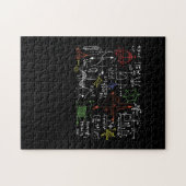 Wiskunde Leraar Formulas Cheat Sheet Cool Geek Ner Legpuzzel (Horizontaal)