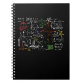 Wiskunde Leraar Formulas Cheat Sheet Cool Geek Ner Notitieboek (Voorkant)