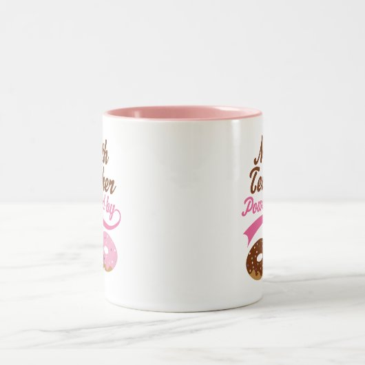 Wiskunde Leraar Funny Gift Tweekleurige Koffiemok (Center)