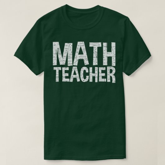 Wiskunde leraar Funny T-shirt (Design voorkant)