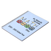 Wiskunde leraar | Gepersonaliseerde rekenkundige s Notitieboek (Linkerzijde)