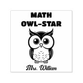 Wiskunde Leraar Goed Werk Lof Grading Aanmoediging Zelfinktende Stempel (Design)