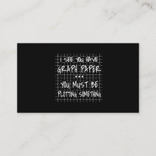 Wiskunde leraar, grappig terug naar school, ik zie visitekaartje