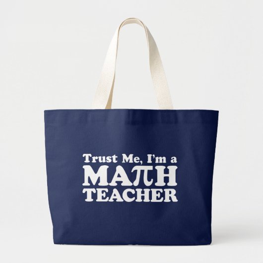 Wiskunde leraar grote tote bag (Voorkant)