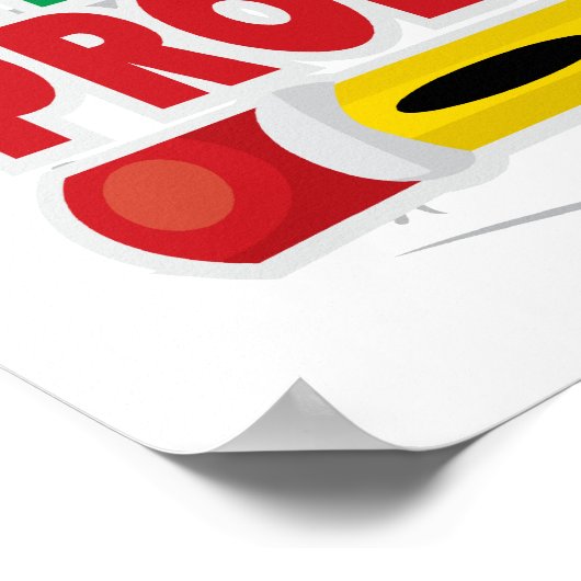 Wiskunde leraar heeft problemen poster (Hoek)