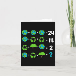Wiskunde leraar Humor dag van de aardorder Kaart