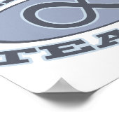 Wiskunde leraar oneindigheid poster (Hoek)