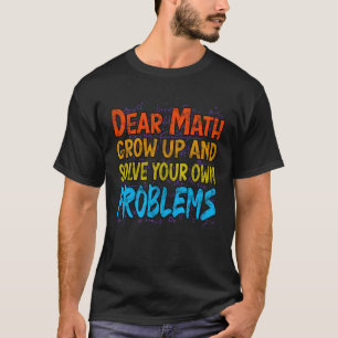 Wiskunde Leraar PI Mannen Vrouwen Wiskundevergelij T-shirt