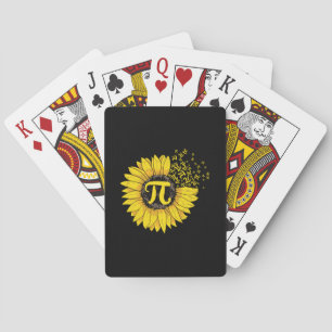 Wiskunde leraar pi nummer zonnebloem pokerkaarten