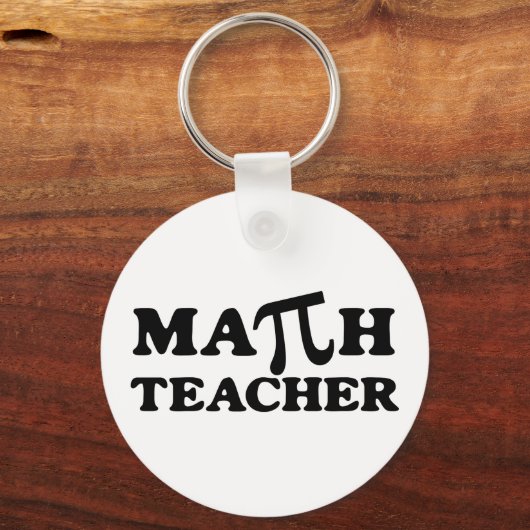 Wiskunde leraar PI Sleutelhanger (Voorkant)