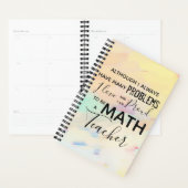 Wiskunde leraar planner (Display)