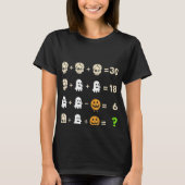 Wiskunde leraar Shirt Halloween (Voorkant)