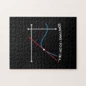 Wiskunde leraar soms ga ik uit legpuzzel (Horizontaal)