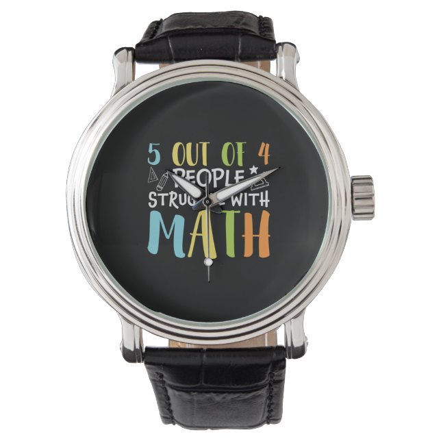 Wiskunde leraar strijd met Wiskunde Horloge (Voorkant)