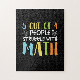 Wiskunde leraar strijd met Wiskunde Legpuzzel
