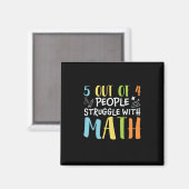 Wiskunde leraar strijd met Wiskunde Magneet (Voorkant / Achterkant)