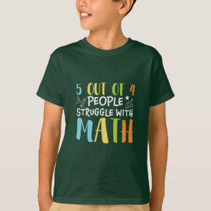 Wiskunde leraar strijd met Wiskunde T-shirt