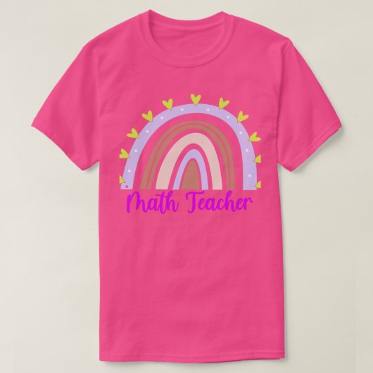 Wiskunde leraar t-shirt (Design voorkant)