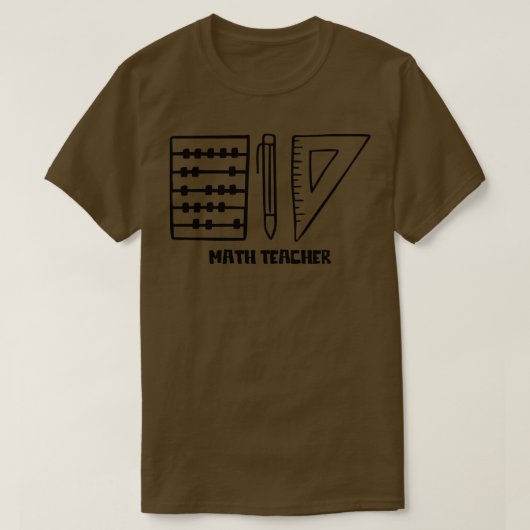 Wiskunde leraar t-shirt (Design voorkant)