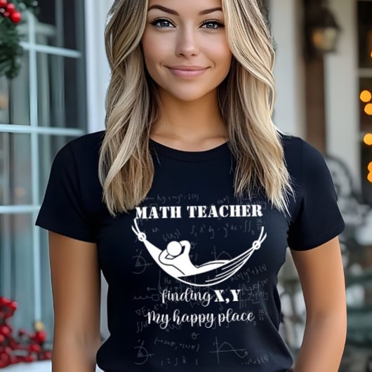Wiskunde leraar t-shirt