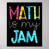 Wiskunde leraar terug naar school poster (Voorkant)