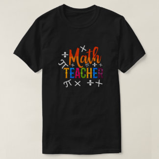 Wiskunde leraar terug naar school t-shirt