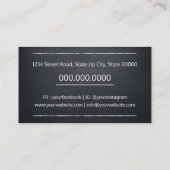 Wiskunde Leraar-testbord Visitekaartje (Achterkant)