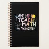 Wiskunde leraar waardering - wees Geweldige Planner (Voorkant)