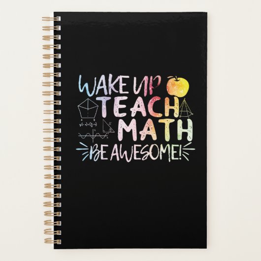 Wiskunde leraar waardering - wees Geweldige Planner (Voorkant)