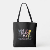 Wiskunde leraar waardering - wees Geweldige Tote Bag (Achterkant)