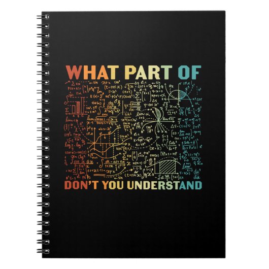 Wiskunde leraar wat voor deel van de Wiskunde Notitieboek (Voorkant)