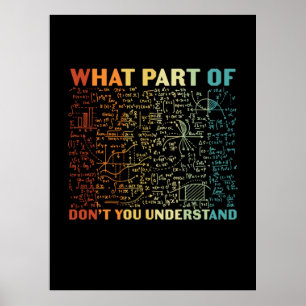 Wiskunde leraar wat voor deel van de Wiskunde Poster