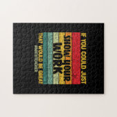 Wiskunde leraar Wiskunde als u het maar kunt Legpuzzel (Horizontaal)