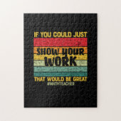 Wiskunde leraar Wiskunde als u het maar kunt Legpuzzel (Verticaal)