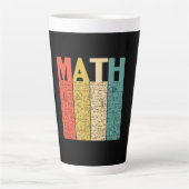 Wiskunde leraar Wiskunde Definitie Latte Mok (Voorkant)