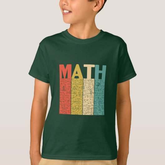 Wiskunde leraar Wiskunde Definitie T-shirt (Voorkant)